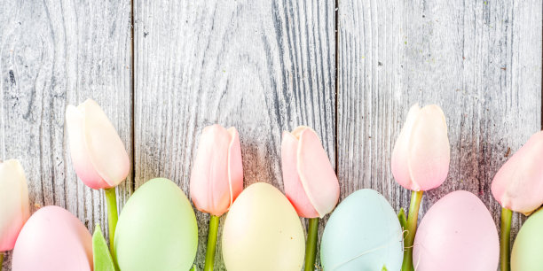 复活节彩色背景图片下载