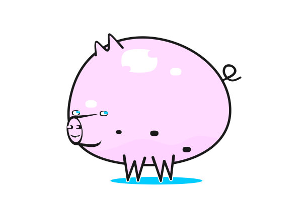 卡哇伊的猪图片下载