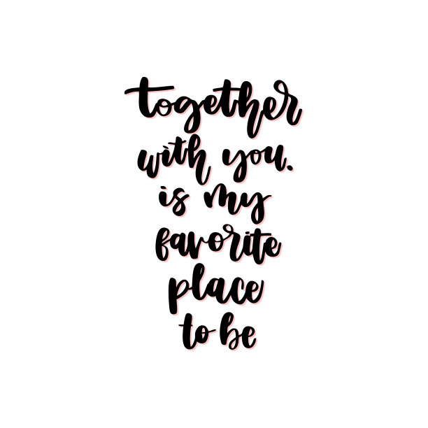 和你在一起是我最喜欢的地方。图片下载