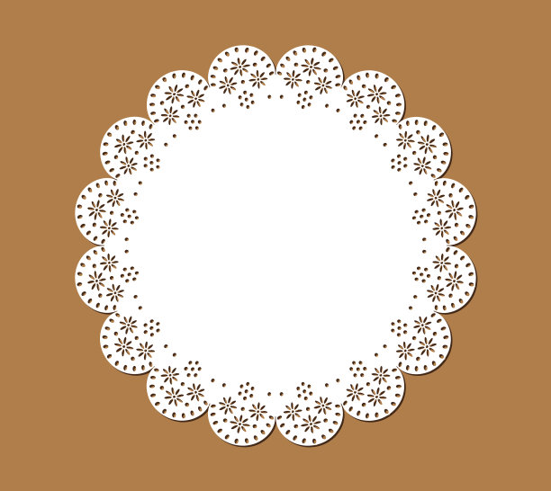 装饰复古的桌布和放置垫设计图片下载