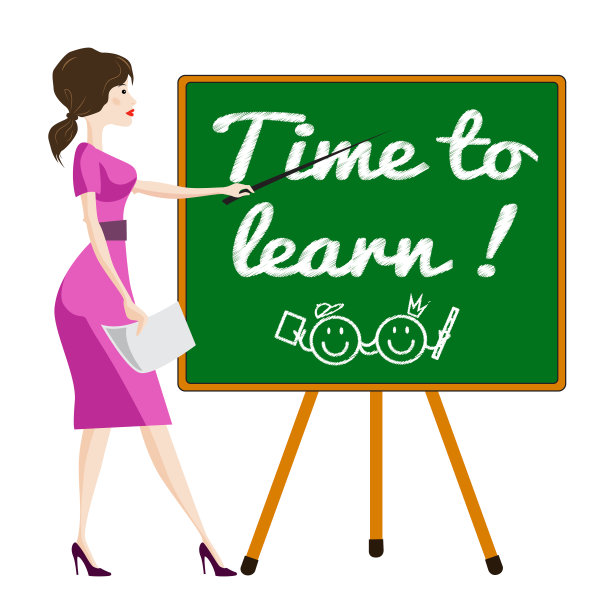 学校董事会附近的老师图片下载