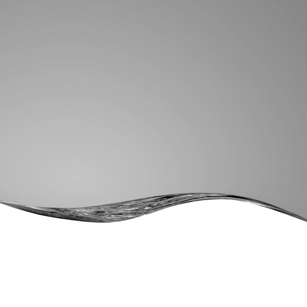 液体黑白波图片下载