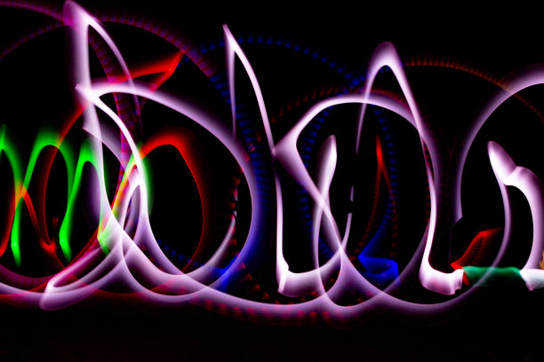 紫色Lightpainting图片下载