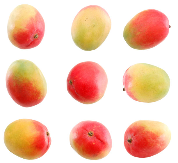 一种孤立的墨西哥红芒果图片下载