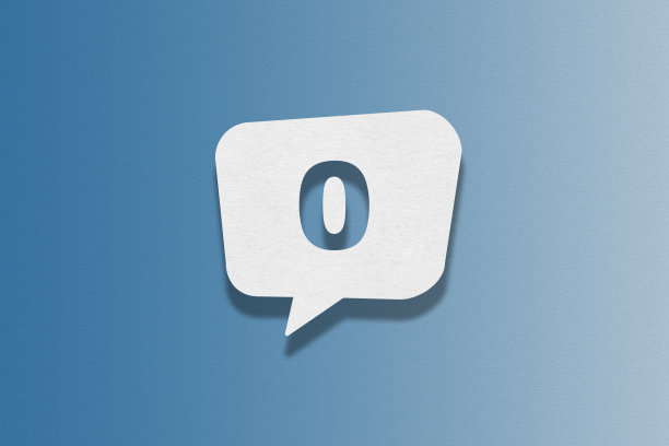 蓝色背景上的语音气泡，0号图片下载