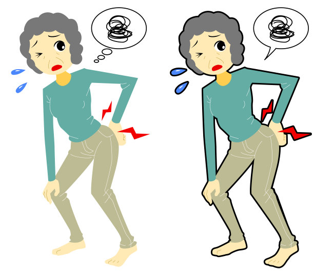 腰痛的中年妇女图片下载