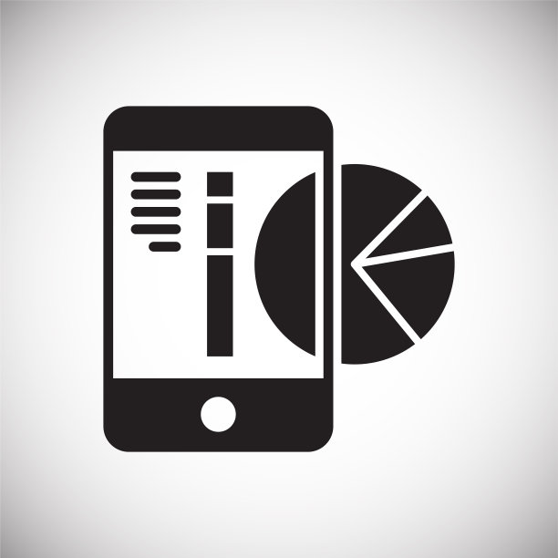 数据分析图标在白色背景的图形和网页设计，现代简单的矢量符号。网络的概念。时髦的符号为网站设计网页按钮或移动应用程序。图片下载