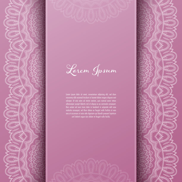 贺卡与花边框架图片下载