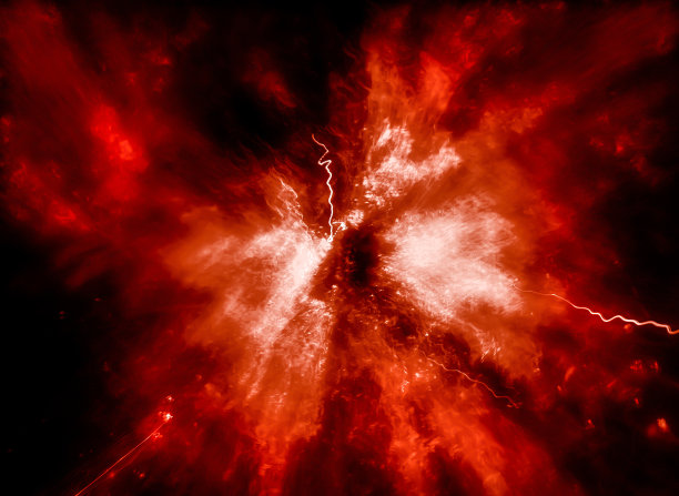 红色的抽象背景图片下载