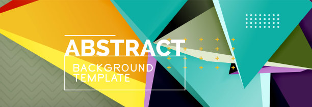 三维三角形形状几何背景。用于装饰设计的三角形折纸风格图案。海报设计。行设计。现代演示模板图片下载