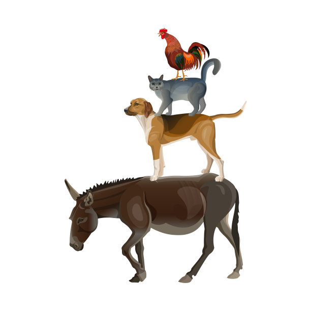 不莱梅镇音乐家。图片下载