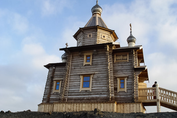 在南极洲建造东正教教堂。图片下载