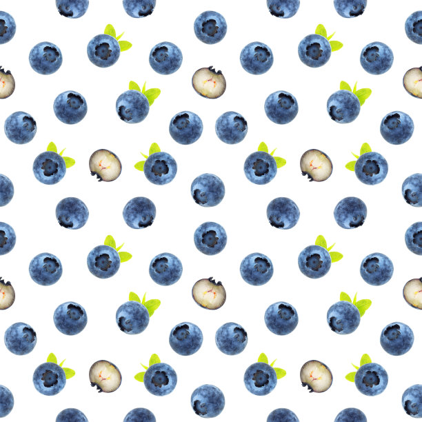 无缝的蓝莓模式图片下载