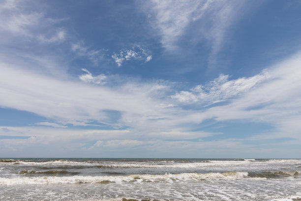 波和天空图片下载