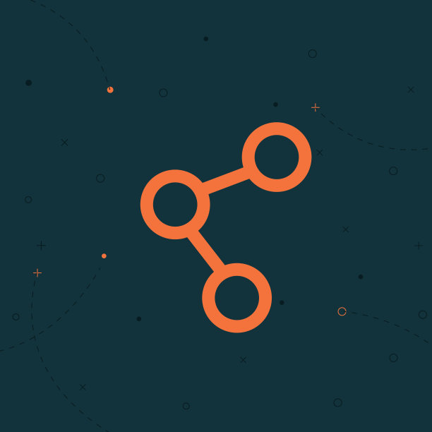 共享字形扁圆图标图片下载