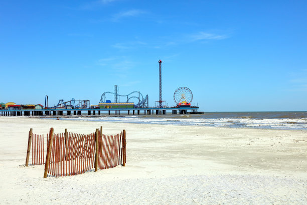 加尔维斯顿岛的斯图尔特海滩图片下载