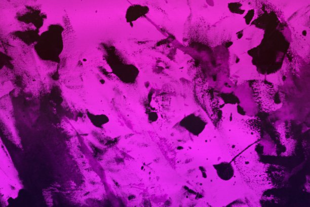 漂亮的复古粉色随机绘制画布，织物与颜色油漆斑点和斑点纹理使用作为背景。图片下载