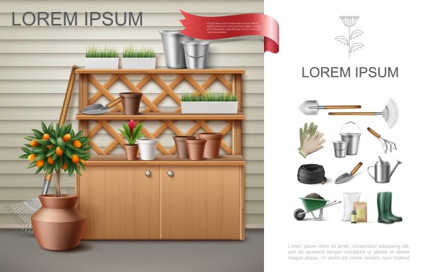 现实园林色彩构图图片下载