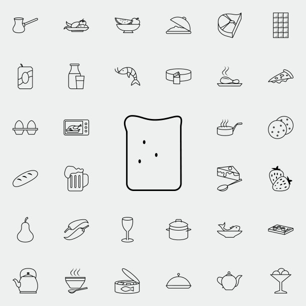 祝酒图标。食物图标普遍设置为网络和移动图片下载