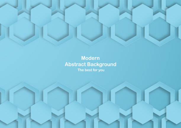 抽象的蓝色背景与粉彩的颜色。模板业务演示，封面，邀请，海报，广告，横幅。三维剪纸中矢量插画设计的新趋势。图片下载