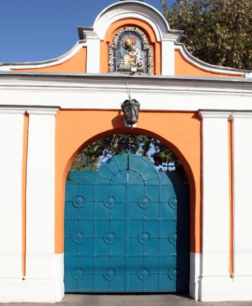 教堂的门图片下载