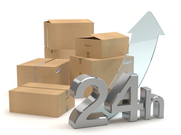 快速交付- 24小时，3D插图图片下载