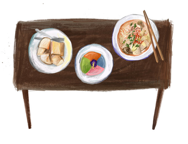 旅游和亚洲美食图片下载