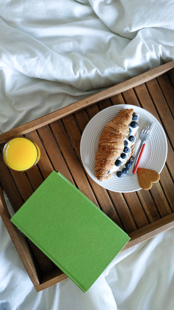 早餐在床上图片下载