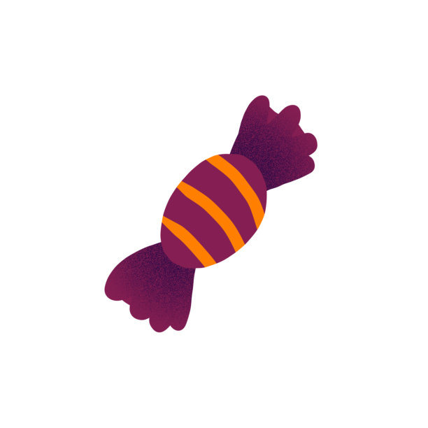 万圣节孤立剪贴艺术插图贴纸集图片下载