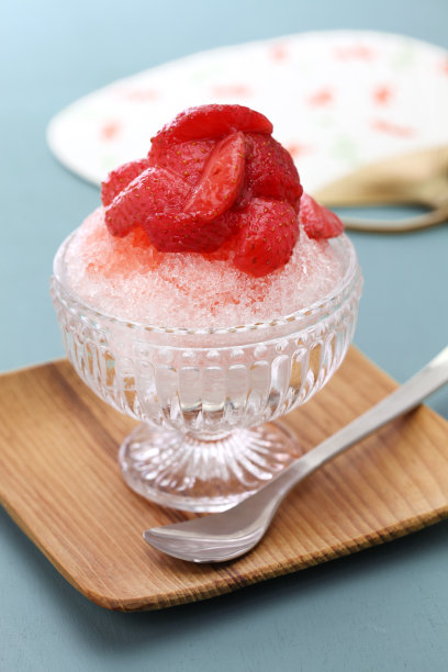 日式刨冰甜点图片下载