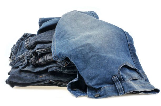 牛仔裤的堆叠图片下载