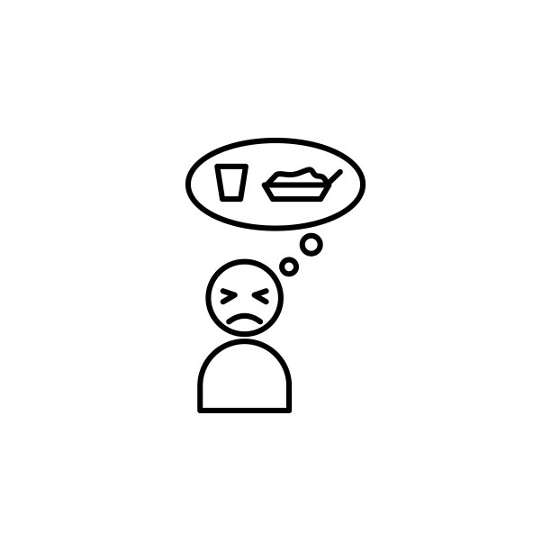 饥饿，食物，需要偶像。社会问题元素和难民图标。细线图标用于网站设计和开发，应用程序开发。溢价图标图片下载