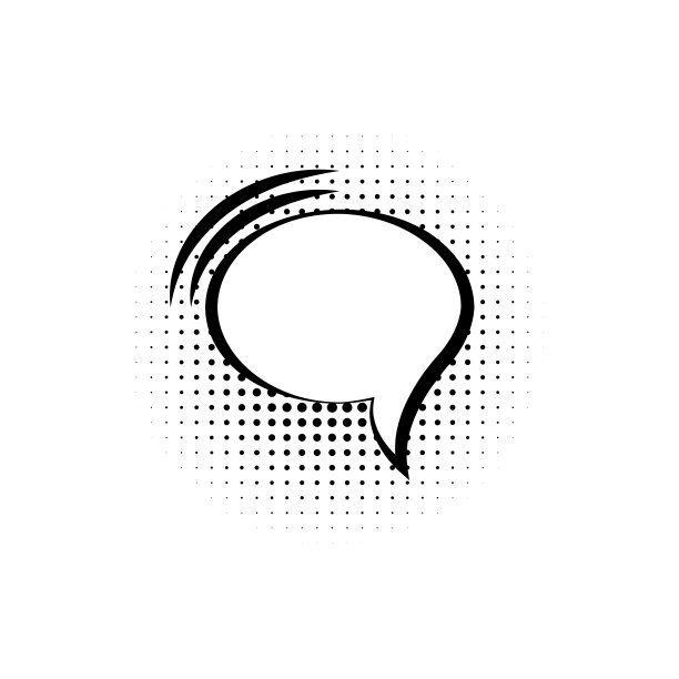 波普艺术对话气泡图标图片下载