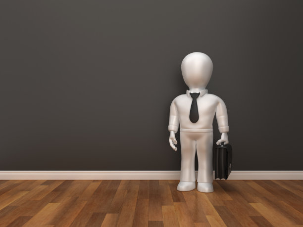 业务字符在一个房间- 3D渲染图片下载