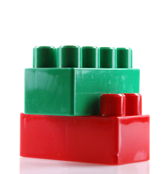 彩色塑料玩具积木图片下载