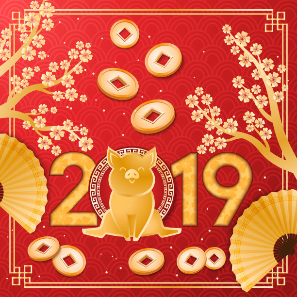 中国新年背景图片下载