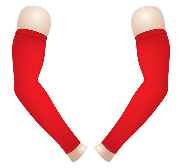 臂套模板向量图片下载