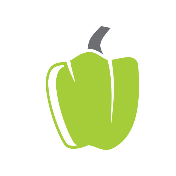 红辣椒图标在白色背景的图形和网页设计，现代简单的矢量标志。网络的概念。时髦的符号为网站设计网页按钮或移动应用程序。图片下载