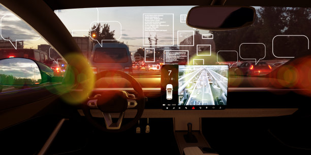 自动汽车被堵在交通堵塞中了素材图片