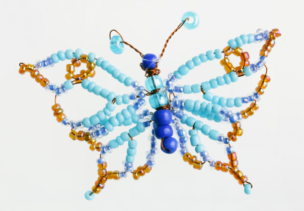 自制蝴蝶珠和钢丝宏图片下载