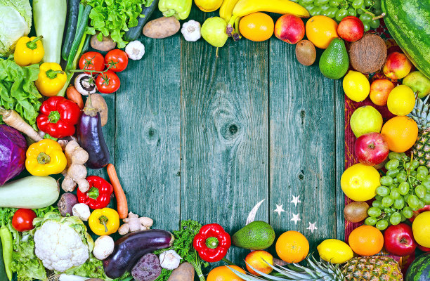 土库曼斯坦新鲜水果和蔬菜图片下载