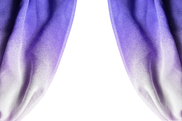 丝绸窗帘孤立图片下载