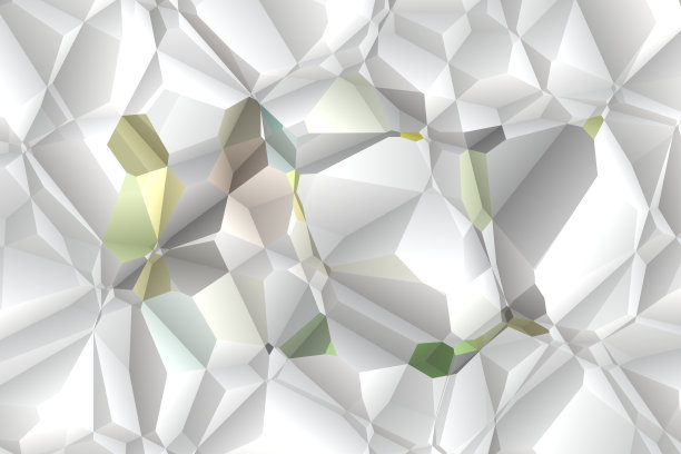 在白色背景上的多边形的抽象背景图片下载