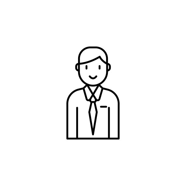 员工、用户、工人图标。移动概念和Web应用程序的人力资源元素插图。网站设计、开发和应用程序开发的细线图标图片下载