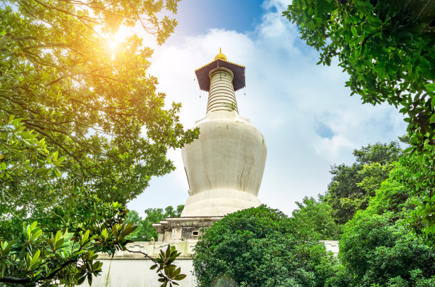 扬州白塔图片下载