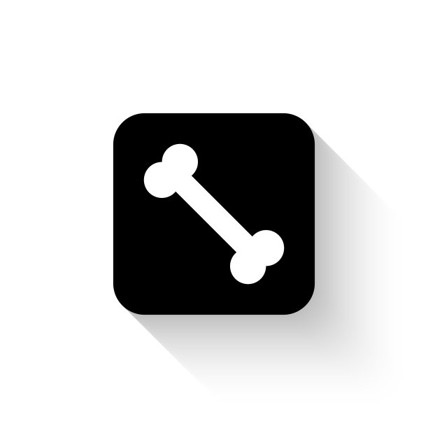 带阴影的骨白色矢量图标图片下载