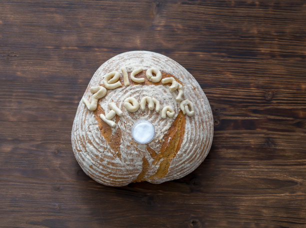 在新家欢迎面包和盐图片下载