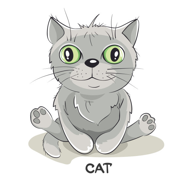 宝宝的猫。图片下载