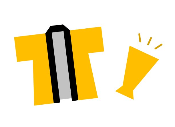 黄色的快乐外套和扩音器图片下载