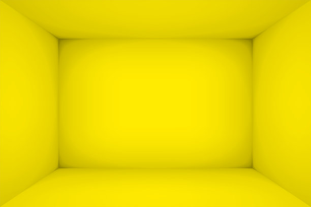 空的黄色的房间。盒子的内部空间。矢量设计说明。为你的商业项目模拟图片下载
